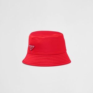 Prada Red Nylon Hat